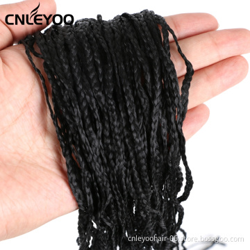 Made in China High Quality Synthetic Fiber Heat Resistant 28 Inch Black Braid Crochet Hair